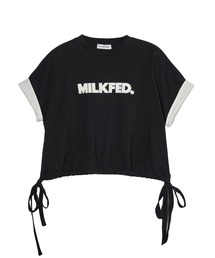 MILKFED. | COLORED SLEEVE EDGE S/S TOP(Tシャツ/カットソー)