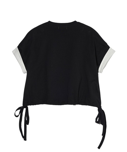 セール】COLORED SLEEVE EDGE S/S TOP（Tシャツ/カットソー