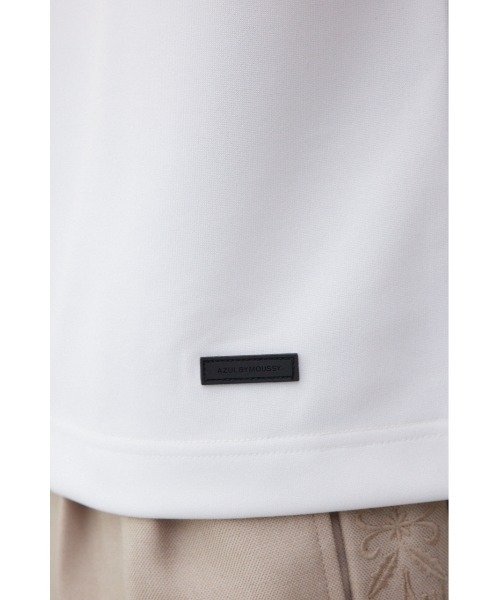 AZUL by moussy（アズールバイマウジー）の「ポンチ刺繍ベーシックＴシャツ（Tシャツ/カットソー・メンズ・ホワイト/ブラック・LARGE/MEDIUM）」の11枚目の写真