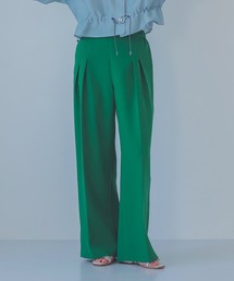 double tuck taut fabric wide pants(ダブルタックタウトファブリックワイドパンツ)