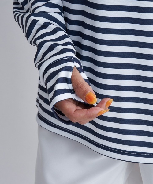 ROXY（ロキシー）の「【ZOZOTOWN限定カラーあり】STORY OF MY LIFE/ロキシー長袖ドローコード付きラッシュガード(水着)（ラッシュガード・レディース・ブラック/ホワイト/ピンク/ホワイト系その他/ベージュ・SMALL/MEDIUM/LARGE）」の22枚目の写真