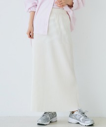 coca（coca）（コカ）の「ランダムリブIラインロングスカート（スカート）」