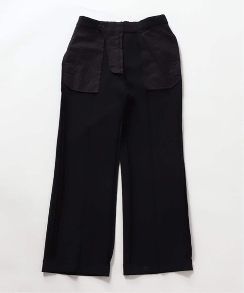 FRAMeWORK（フレームワーク）の「≪追加≫セミフレアパンツ3（スラックス・レディース・ブラック/ライトグレー・36/38/34/40）」の5枚目の写真