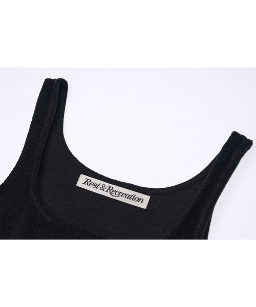 Rest&Recreation（レストアンドレクリエーション）の「RR テリー タンクトップ（タンクトップ・レディース・グレー/ブラック/スカイブルー・ONE）」の14枚目の写真