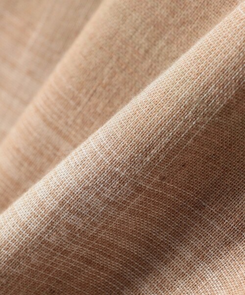 SHIPS Days(シップスデイズ)の「【SHIPS DAYS別注】UNDYED: ダブルガーゼ チェック バンドカラー シャツ(シャツ/ブラウス・メンズ・ライトブラウン/カーキ・2/95)」の7枚目の写真