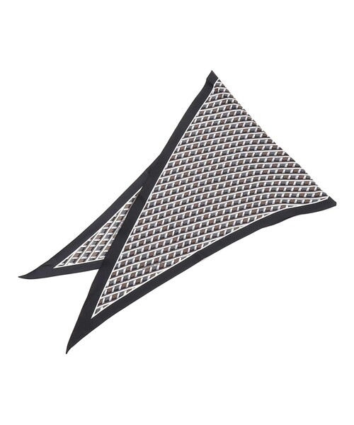 23区(ニジュウサンク)の「Ratti コラージュプリント スカーフ(バンダナ/スカーフ・レディース・ダークブラウン系5/ブルー系5・F)」の8枚目の写真