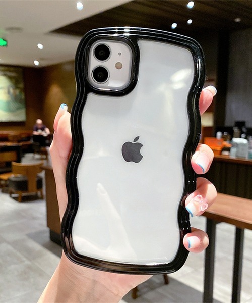 UNii（ユニー）の「Wavy Case iPhone16 16Pro なみなみ iPhoneケース