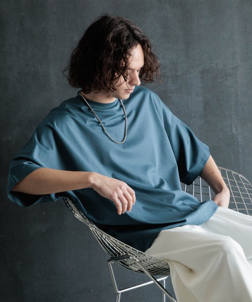 HARE(ハレ)の「ポンチドルマンカットソー(HARE)(Tシャツ/カットソー・メンズ・パープル/ホワイト/グレー/ブルー/ブラック・MEDIUM/SMALL)」の4枚目の写真