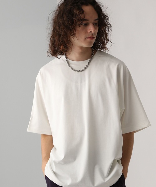 HARE(ハレ)の「ポンチドルマンカットソー(HARE)(Tシャツ/カットソー・メンズ・パープル/ホワイト/グレー/ブルー/ブラック・MEDIUM/SMALL)」の7枚目の写真