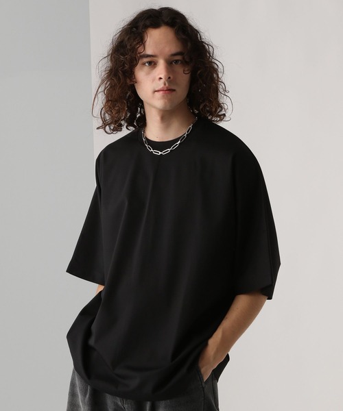 HARE(ハレ)の「ポンチドルマンカットソー(HARE)(Tシャツ/カットソー・メンズ・パープル/ホワイト/グレー/ブルー/ブラック・MEDIUM/SMALL)」の9枚目の写真