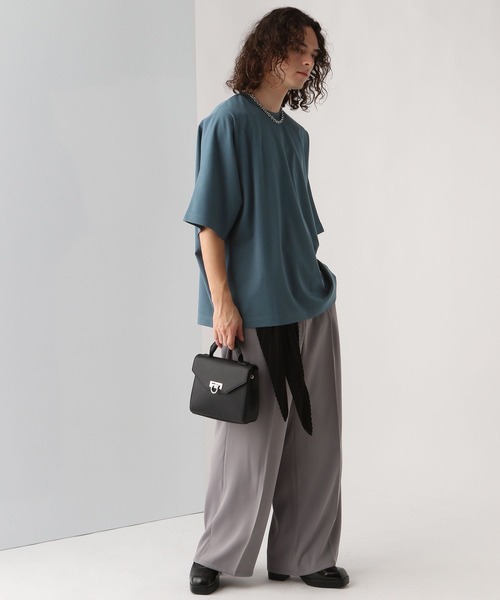 HARE(ハレ)の「ポンチドルマンカットソー(HARE)(Tシャツ/カットソー・メンズ・パープル/ホワイト/グレー/ブルー/ブラック・MEDIUM/SMALL)」の12枚目の写真