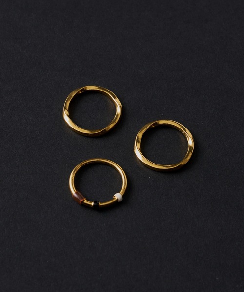 loni(ロニ)の「【金属アレルギー対応】Bloom Color 3set Thin Ring/カラーストーンティンリングセット(リング・レディース・パープル/シルバー系その他/ゴールド系その他/その他・#9/#11)」の15枚目の写真