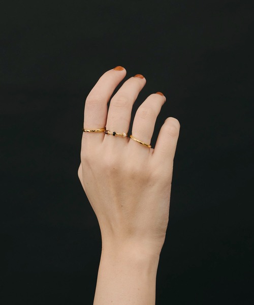 loni(ロニ)の「【金属アレルギー対応】Bloom Color 3set Thin Ring/カラーストーンティンリングセット(リング・レディース・パープル/シルバー系その他/ゴールド系その他/その他・#9/#11)」の16枚目の写真