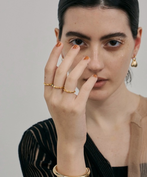 loni(ロニ)の「【金属アレルギー対応】Bloom Color 3set Thin Ring/カラーストーンティンリングセット(リング・レディース・パープル/シルバー系その他/ゴールド系その他/その他・#9/#11)」の22枚目の写真