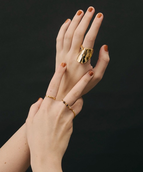loni(ロニ)の「【金属アレルギー対応】Bloom Color 3set Thin Ring/カラーストーンティンリングセット(リング・レディース・パープル/シルバー系その他/ゴールド系その他/その他・#9/#11)」の17枚目の写真