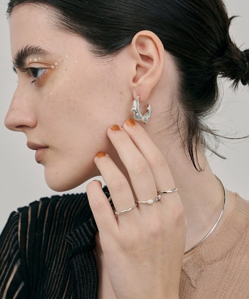 loni(ロニ)の「【金属アレルギー対応】Bloom Color 3set Thin Ring/カラーストーンティンリングセット(リング・レディース・パープル/シルバー系その他/ゴールド系その他/その他・#9/#11)」の14枚目の写真
