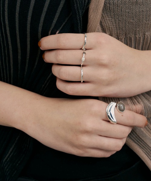 loni(ロニ)の「【金属アレルギー対応】Bloom Color 3set Thin Ring/カラーストーンティンリングセット(リング・レディース・パープル/シルバー系その他/ゴールド系その他/その他・#9/#11)」の13枚目の写真