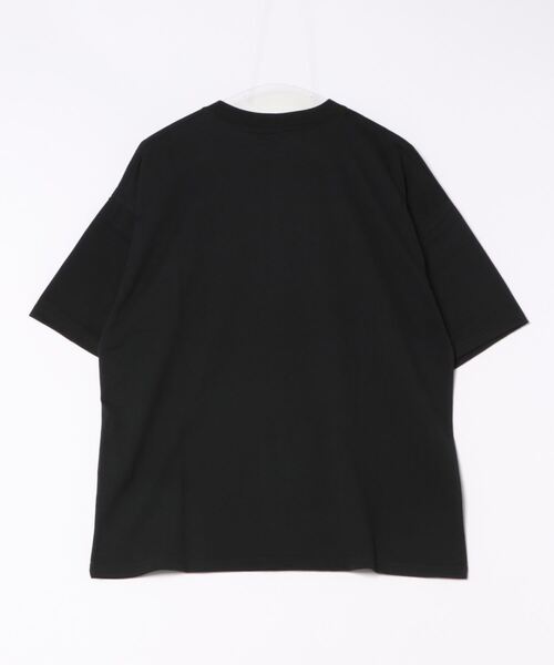 BAYBLO(ベイブロ)の「(GV)ユニセックス bearded man 刺繍Tシャツ(Tシャツ/カットソー・メンズ・ブルー/ホワイト系その他2/ブラック/ホワイト/モカ/スミクロ・M/L/LL)」の7枚目の写真