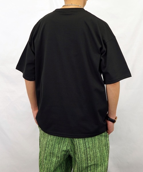 BAYBLO(ベイブロ)の「(GV)ユニセックス bearded man 刺繍Tシャツ(Tシャツ/カットソー・メンズ・ブルー/ホワイト系その他2/ブラック/ホワイト/モカ/スミクロ・M/L/LL)」の20枚目の写真