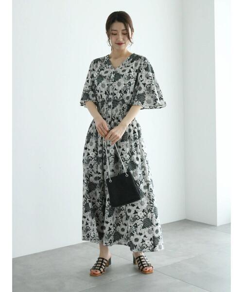 LIBERTY ワンピース Te chichi ワンピース 「LIBERTY」シャーリングワンピース