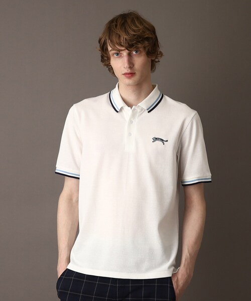 DRESSTERIOR（ドレステリア）の「◆タイガー刺繍ポロシャツ（ポロシャツ・メンズ・ブラック/レッド系1/サックスブルー/ホワイト/ネイビー/グレー・90/91/92/94）」の2枚目の写真