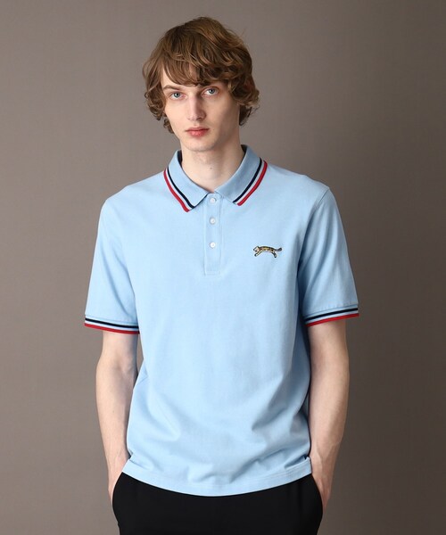 DRESSTERIOR（ドレステリア）の「◆タイガー刺繍ポロシャツ（ポロシャツ・メンズ・ブラック/レッド系1/サックスブルー/ホワイト/ネイビー/グレー・90/91/92/94）」の6枚目の写真