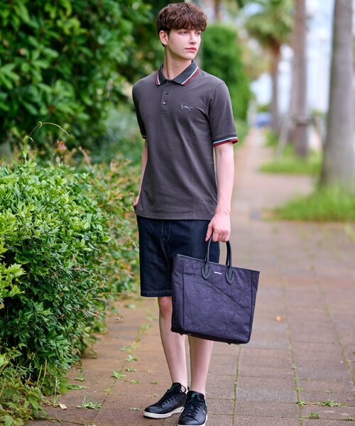 DRESSTERIOR（ドレステリア）の「◆タイガー刺繍ポロシャツ（ポロシャツ・メンズ・ブラック/レッド系1/サックスブルー/ホワイト/ネイビー/グレー・90/91/92/94）」の19枚目の写真