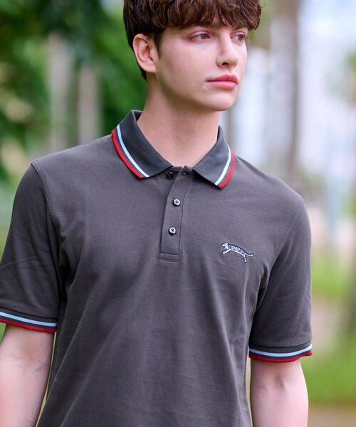 DRESSTERIOR（ドレステリア）の「◆タイガー刺繍ポロシャツ（ポロシャツ・メンズ・ブラック/レッド系1/サックスブルー/ホワイト/ネイビー/グレー・90/91/92/94）」の20枚目の写真