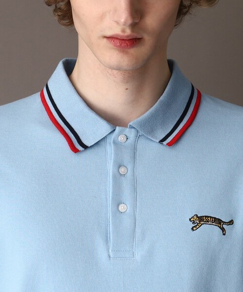 DRESSTERIOR（ドレステリア）の「◆タイガー刺繍ポロシャツ（ポロシャツ・メンズ・ブラック/レッド系1/サックスブルー/ホワイト/ネイビー/グレー・90/91/92/94）」の18枚目の写真