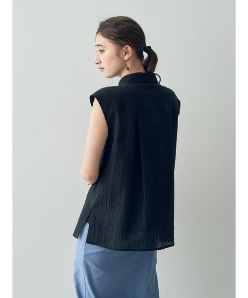 YECCA VECCA（イェッカヴェッカ）の「コード刺繍シアーブラウス（シャツ/ブラウス・レディース・ブラック/オフホワイト・FREE）」の17枚目の写真