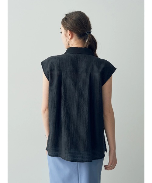 YECCA VECCA（イェッカヴェッカ）の「コード刺繍シアーブラウス（シャツ/ブラウス・レディース・ブラック/オフホワイト・FREE）」の16枚目の写真