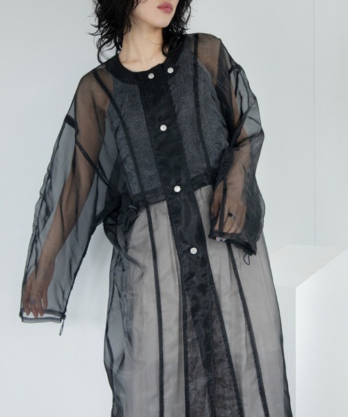 VACANCY（ヴァカンシー）の「ドロストシアーシャツジャケット（その他アウター・レディース・アイボリー/ブラック/ベージュ・FREE）」の22枚目の写真