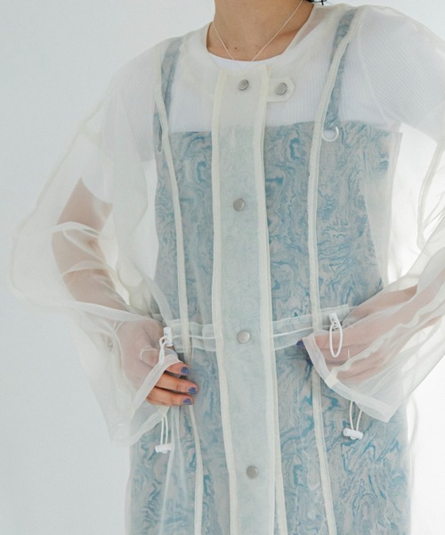 VACANCY（ヴァカンシー）の「ドロストシアーシャツジャケット（その他アウター・レディース・アイボリー/ブラック/ベージュ・FREE）」の6枚目の写真