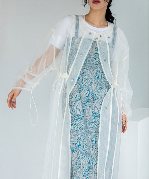 VACANCY（ヴァカンシー）の「ドロストシアーシャツジャケット（その他アウター・レディース・アイボリー/ブラック/ベージュ・FREE）」の7枚目の写真