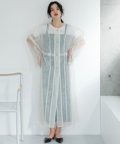 VACANCY（ヴァカンシー）の「ドロストシアーシャツジャケット（その他アウター・レディース・アイボリー/ブラック/ベージュ・FREE）」の14枚目の写真