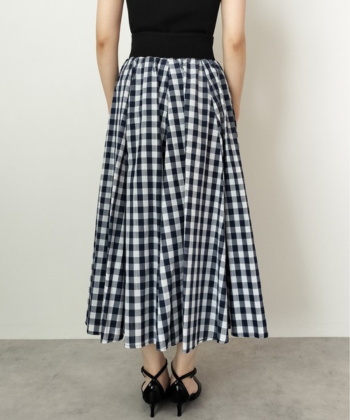 Virca（ヴィルカ）の「ギンガムフレアスカート（スカート・レディース・ネイビー/ブラック・38）」の14枚目の写真