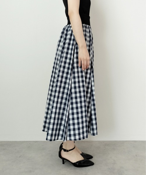 Virca（ヴィルカ）の「ギンガムフレアスカート（スカート・レディース・ネイビー/ブラック・38）」の15枚目の写真