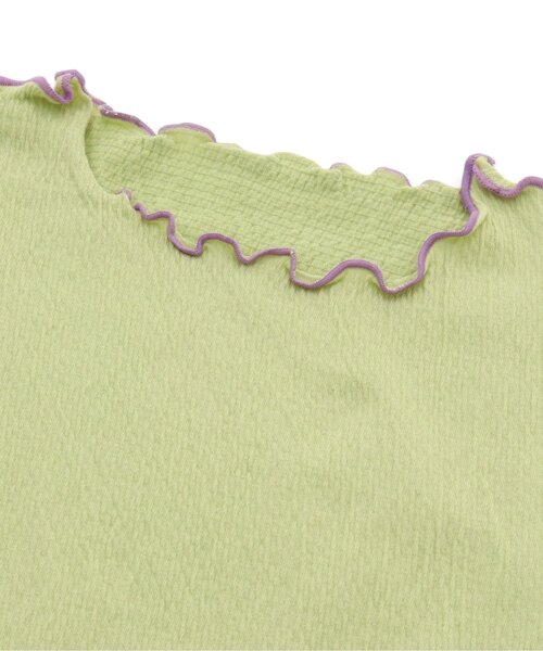 BREEZE（ブリーズ）の「メロウ配色タンクトップ（タンクトップ・キッズ・チャコール/キナリ/ピンク/ライム・90/100/110/120/80/130/140）」の9枚目の写真