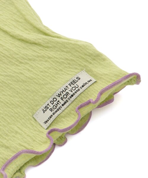 BREEZE（ブリーズ）の「メロウ配色タンクトップ（タンクトップ・キッズ・チャコール/キナリ/ピンク/ライム・90/100/110/120/80/130/140）」の12枚目の写真