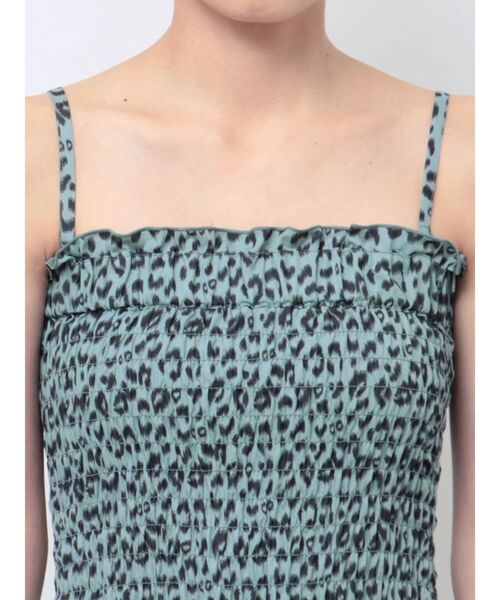 jouetie（ジュエティ）の「バックリボンベアワンピース【キャミワンピース】（ワンピース・レディース・ブラウン/ブルー/ブラック・MEDIUM）」の5枚目の写真