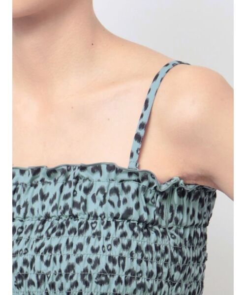 jouetie（ジュエティ）の「バックリボンベアワンピース【キャミワンピース】（ワンピース・レディース・ブラウン/ブルー/ブラック・MEDIUM）」の6枚目の写真