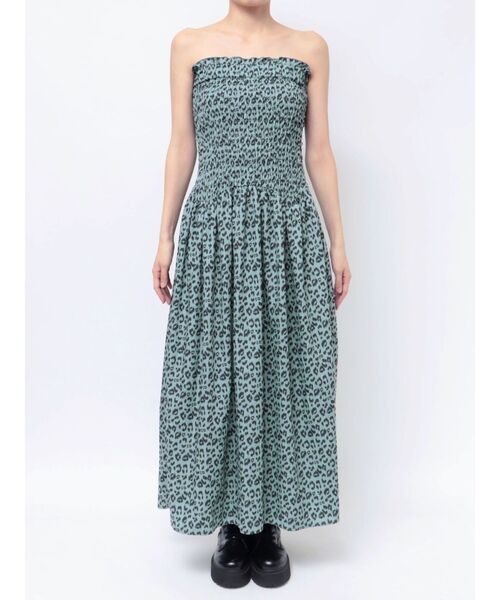 jouetie（ジュエティ）の「バックリボンベアワンピース【キャミワンピース】（ワンピース・レディース・ブラウン/ブルー/ブラック・MEDIUM）」の10枚目の写真