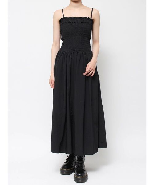 jouetie（ジュエティ）の「バックリボンベアワンピース【キャミワンピース】（ワンピース・レディース・ブラウン/ブルー/ブラック・MEDIUM）」の14枚目の写真