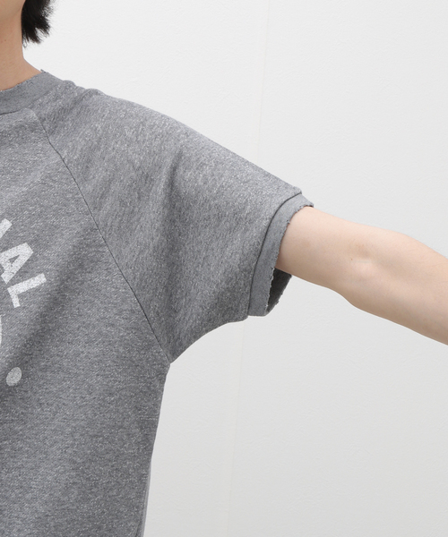 JOURNAL STANDARD relume（ジャーナルスタンダード　レリューム）の「HANTEX/ハンテックス プリント ショートスリーブスウェット（Tシャツ/カットソー・メンズ・ブラック系その他/ストーン/サックスブルー/ライトグレー・MEDIUM/LARGE）」の16枚目の写真