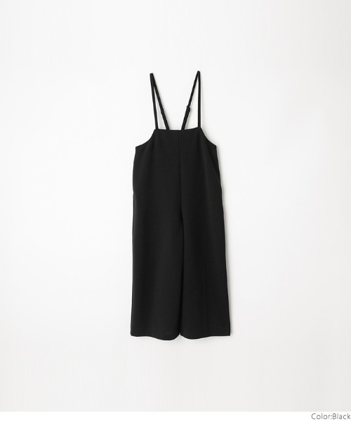 coca(coca)(コカ)の「キッズ 親子お揃いカットジョーゼットサロペットパンツ(サロペット/オーバーオール・キッズ・カーキ/ブラック・140/130/120)」の10枚目の写真
