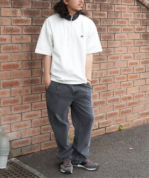 DISCUS ATHLETIC(ディスカス アスレチック)の「DISCUS ATHLETIC クールマックスハーフZIP(Tシャツ/カットソー・メンズ・ライトグレー/ベージュ/チャコール/ライトブルー・M/LL/L)」の10枚目の写真