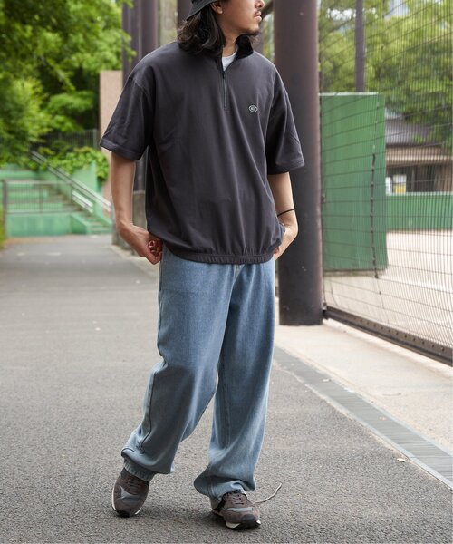DISCUS ATHLETIC(ディスカス アスレチック)の「DISCUS ATHLETIC クールマックスハーフZIP(Tシャツ/カットソー・メンズ・ライトグレー/ベージュ/チャコール/ライトブルー・M/LL/L)」の12枚目の写真