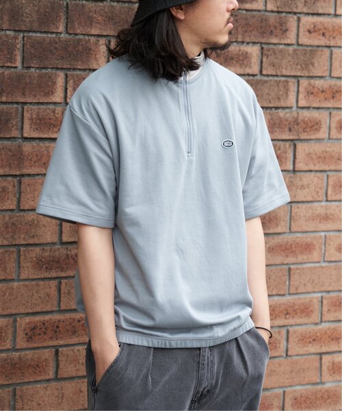 DISCUS ATHLETIC(ディスカス アスレチック)の「DISCUS ATHLETIC クールマックスハーフZIP(Tシャツ/カットソー・メンズ・ライトグレー/ベージュ/チャコール/ライトブルー・M/LL/L)」の14枚目の写真