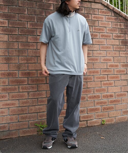 DISCUS ATHLETIC(ディスカス アスレチック)の「DISCUS ATHLETIC クールマックスハーフZIP(Tシャツ/カットソー・メンズ・ライトグレー/ベージュ/チャコール/ライトブルー・M/LL/L)」の16枚目の写真