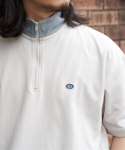 DISCUS ATHLETIC(ディスカス アスレチック)の「DISCUS ATHLETIC クールマックスハーフZIP(Tシャツ/カットソー・メンズ・ライトグレー/ベージュ/チャコール/ライトブルー・M/LL/L)」の19枚目の写真
